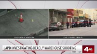 1 killed in downtown LA warehouse shooting
