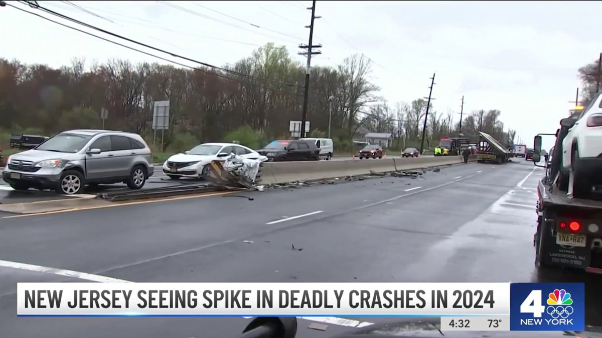 New Jersey seeing spike in deadly crashes in 2024 – NBC New York