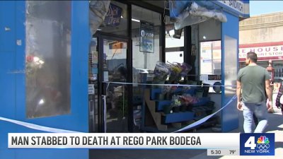 Man stabbed to death at Rego Park bodega