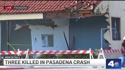 3 dead, 3 injured after crash in Pasadena