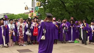 NYU holds all-university commencement at Yankee Stadium with small protests