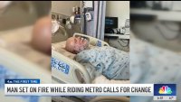 Los Angeles Man recalls being set on fire while riding Metro train