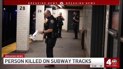 Subway service in Manhattan severely impacted after a person was killed on the tracks