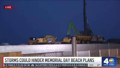 Storms could hinder Memorial Day beach plans