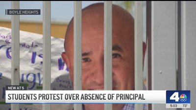 Why was high school principal suddenly removed in Boyle Heights?