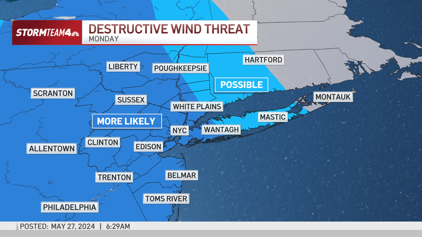 Weather NYC: What to expect Memorial Day with rain in forecast – NBC ...