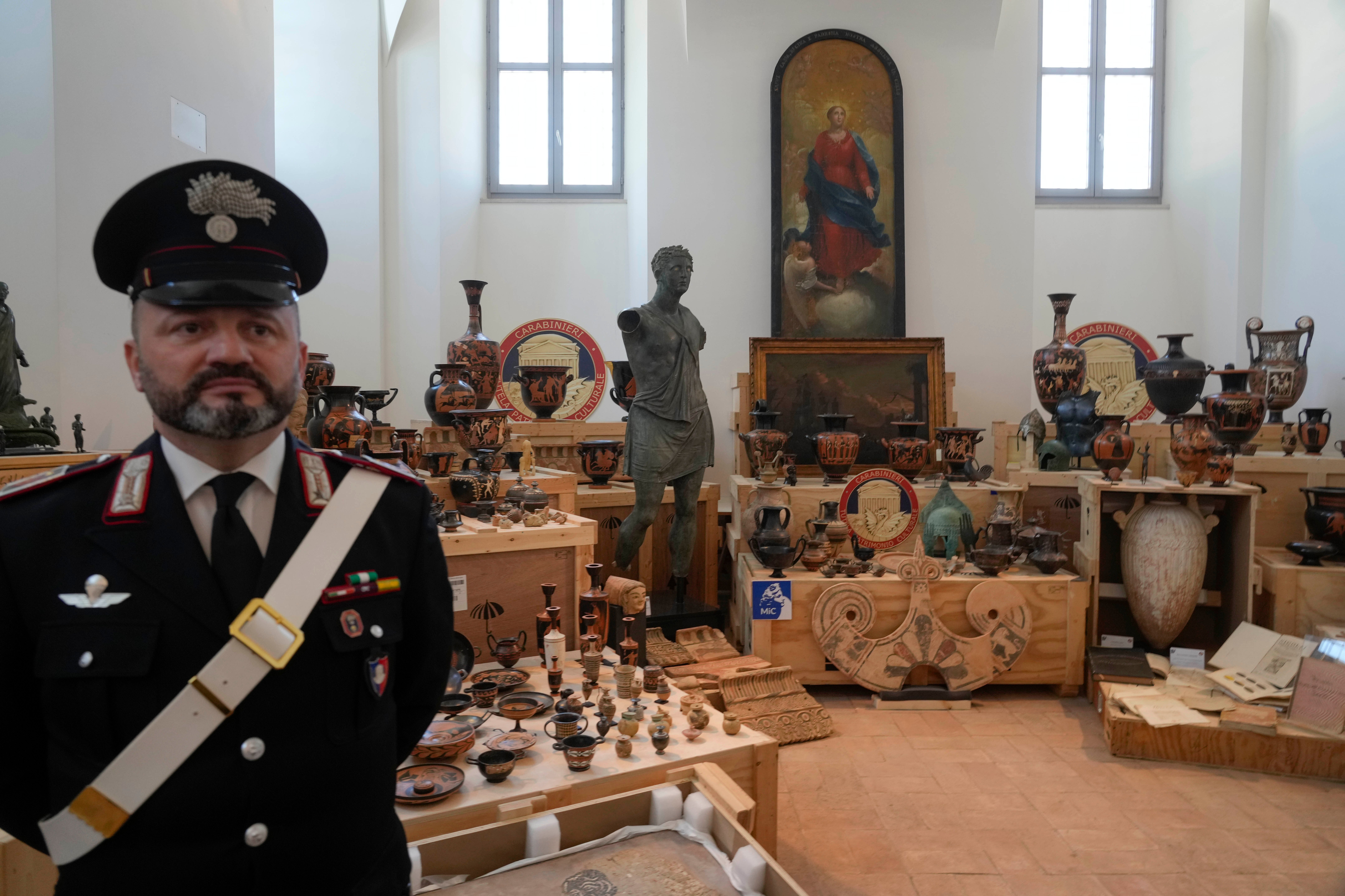 US returns $65 million worth of stolen antiquities to Italy – NBC New York - Vimarsana News