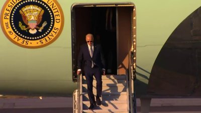 President Biden arrives in the Bay Area