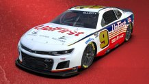 Chase Elliott's throwback paint scheme