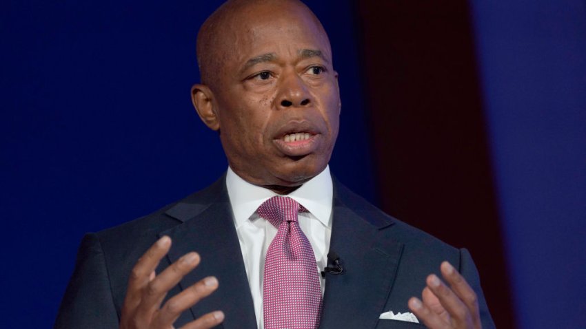 Mayor of New York City Eric Adams speaks during the 2023 Concordia Annual Summit at Sheraton New York on September 18, 2023 in New York City.