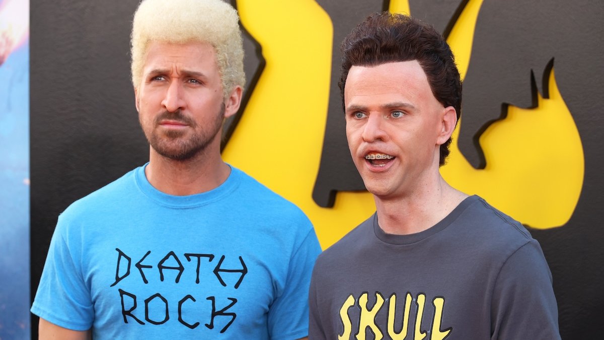 Ryan Gosling and Mikey Day reunite as Beavis and Butt-Head at ‘Fall Guy ...