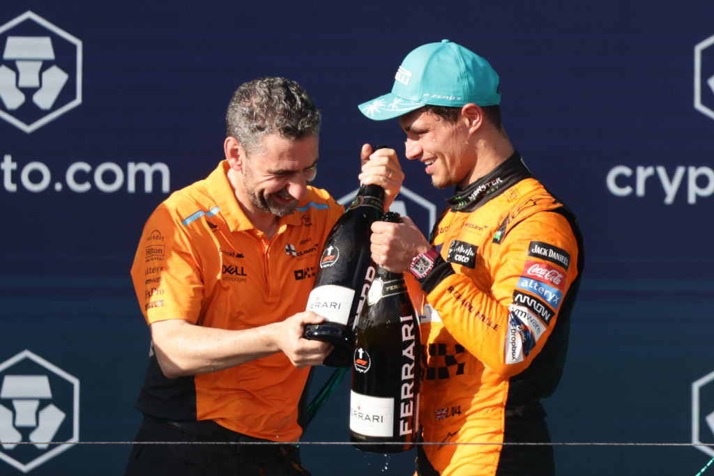 Lando Norris wins his first F1 race at Miami GP 2024 NBC New York