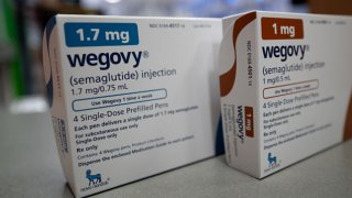 The injectable weight loss medication Wegovy at New City Halstead Pharmacy in Chicago on April 24, 2024.