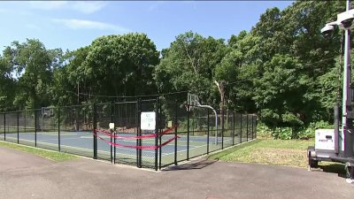 Two weeks after shooting, an NJ basketball court remains a crime scene. Why?