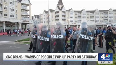 Long Branch warns of possible weekend pop-up parties