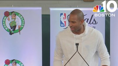 Celtics players help unveil newly renovated gym at Boys & Girls Club in Dorchester