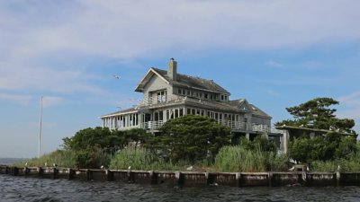 Abandoned mansion on private NJ island finally demolished