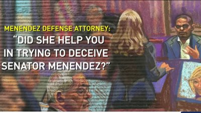 NJ businessman faces cross-examination from defense in Menendez trial