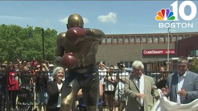 Statue of boxer ‘Marvelous' Marvin Hagler unveiled in Brockton