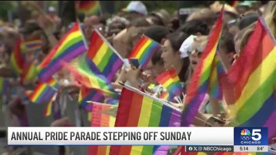Preparations begin ahead of Chicago's annual Pride Parade this weekend