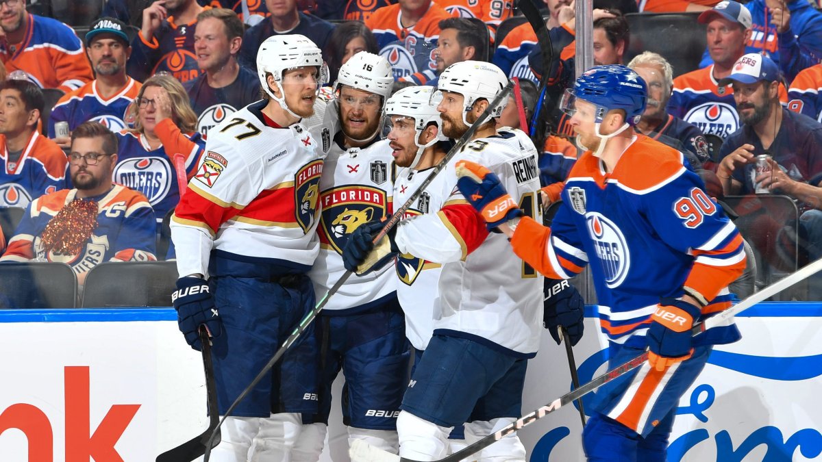 Panthers beat Oilers 43 in Game 3 of 2024 Stanley Cup Final NBC New York