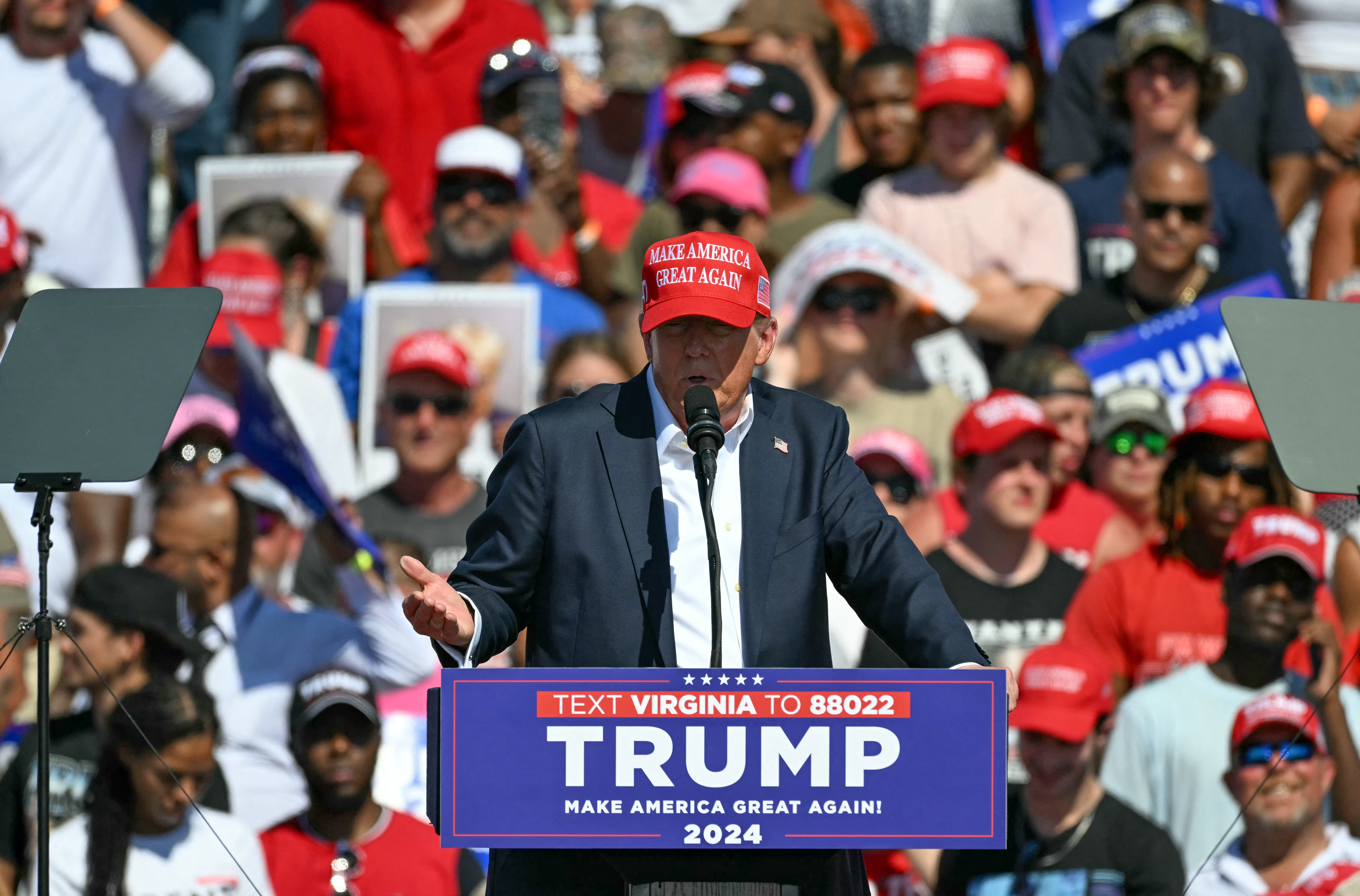Trump celebrates debate ‘victory’ at Virginia campaign rally – NBC New York