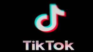 File photo of TikTok app screen