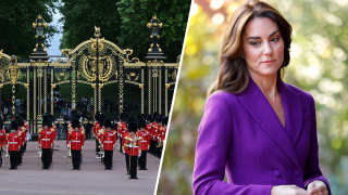 (L-R) Horse Guards Parade; Kate Middleton.