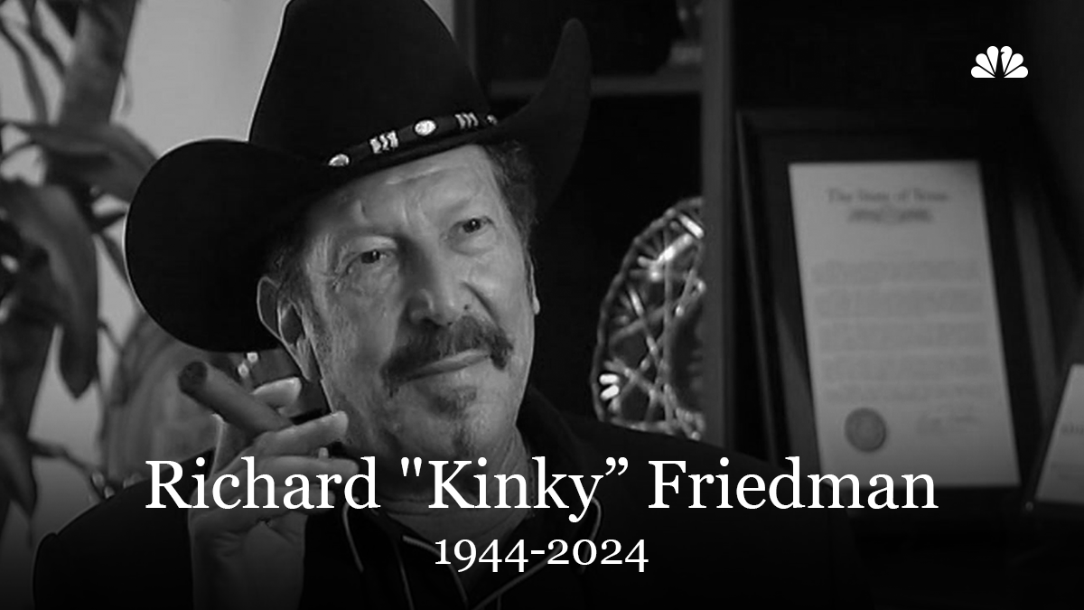 Kinky Friedman, an iconic Texas raconteur, satirist, musician and