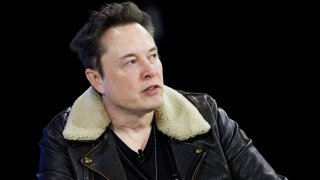 Elon Musk, CEO of Tesla, speaks during the annual New York Times DealBook Summit in New York City on Nov. 29, 2023.