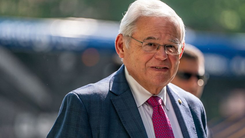 U.S. Senator Robert Menendez (D-NJ), arrives at Federal Court, for his bribery trial in connection with an alleged corrupt relationship with three New Jersey businessmen, in New York City, U.S., May 21, 2024 