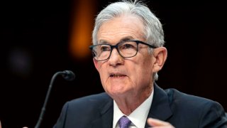 Chair of the Federal Reserve of the United States Jerome Powell speaks during a Senate Banking, Housing, and Urban Affairs Committee hearing on the Semiannual Monetary Policy Report to Congress at the U.S. Capitol on July 9, 2024 in Washington, DC. 