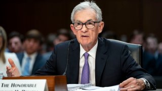 Chair of the Federal Reserve of the United States Jerome Powell speaks during a Senate Banking, Housing, and Urban Affairs Committee hearing on the Semiannual Monetary Policy Report to Congress at the U.S. Capitol on July 9, 2024 in Washington, DC.