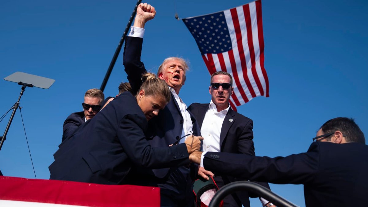 WATCH Trump rushed off stage after shots fired at Pennsylvania rally