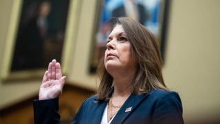 Kimberly Cheatle, director of the U.S. Secret Service, is sworn in to the House Oversight and Accountability hearing titled “Oversight of the U.S. Secret Service and the Attempted Assassination of President Donald J. Trump” in Rayburn building on Monday, July 22, 2024. 