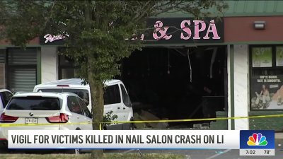 Vigil for victims killed in nail salon crash on Long Island