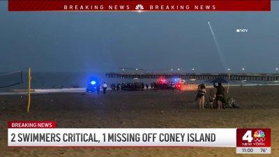 2 swimmers critical, 1 missing off Coney Island