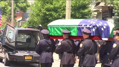 Final farewell for NYPD officer killed in nail salon crash