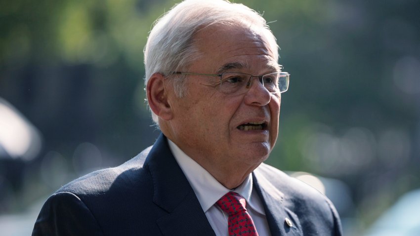 Sen. Bob Menendez, D-N.J., arrives at federal court, Tuesday, July 9, 2024, in New York.