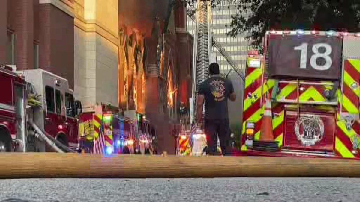 Crews battled fire at First Baptist Dallas secondary chapel NBC New York