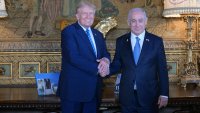 A beaming Trump welcomes Netanyahu to Mar-a-Lago