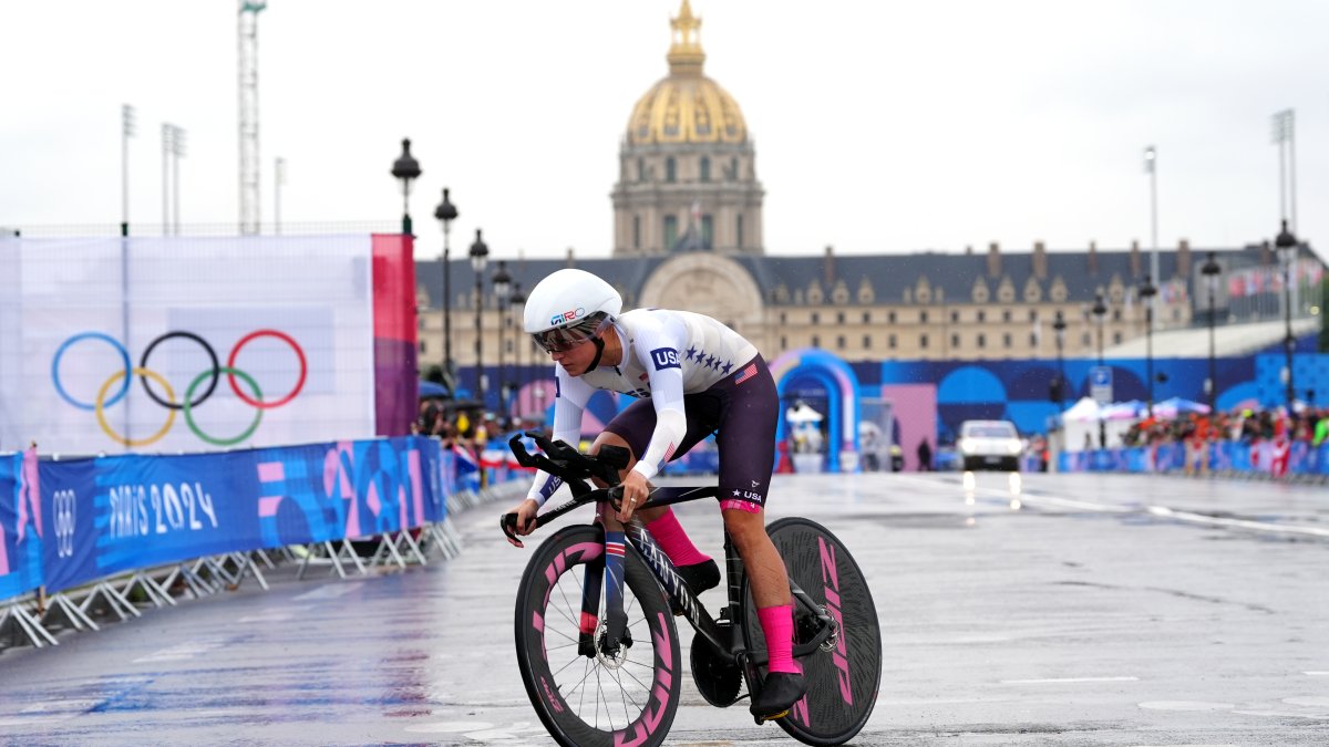 Cyclist Chloe Dygert wins bronze four years after crash nearly ended