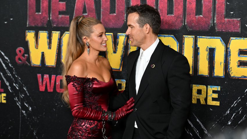 Blake Lively and Ryan Reynolds attend the "Deadpool & Wolverine"