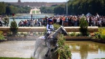 Sanne de Jong and horse, Enjoy, of Netherlands compete