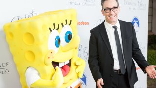 Spongebob Squarepants and Tom Kenny.