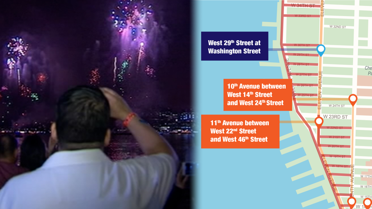 4th of july street closures nyc 2025