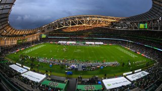 A general view of action during the 2023 Aer Lingus College Football Classic