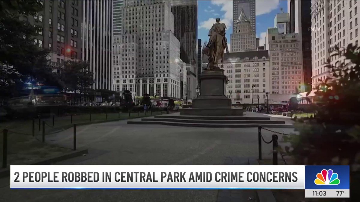 2 more people robbed in Central Park amid crime concerns – NBC New York