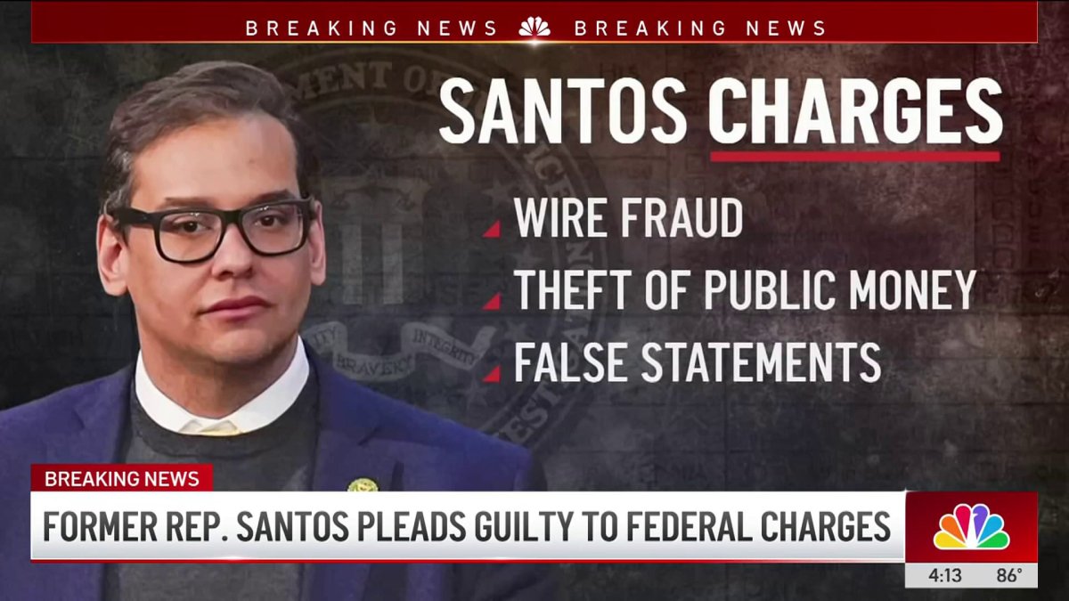 Former Rep George Santos Pleads Guilty To Federal Charges Nbc New York