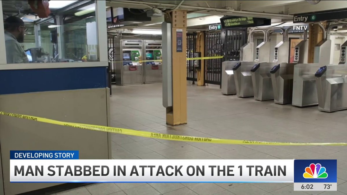 Man stabbed in attack on No. 1 train in Manhattan – NBC New York